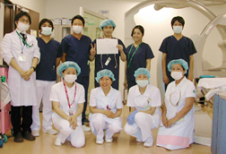 武田医師が着任してから心臓カテーテル治療が200例になりました