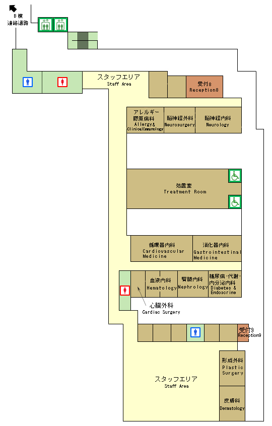 C棟1階フロアマップ