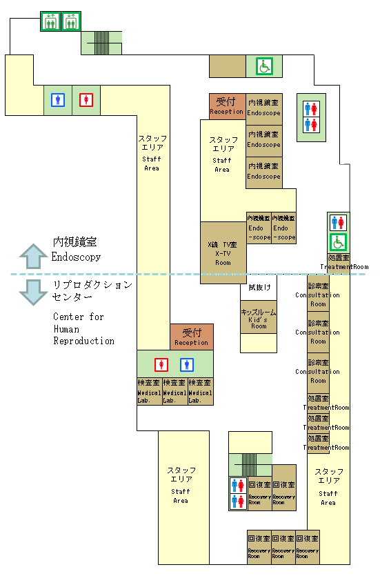 C棟3階フロアマップ