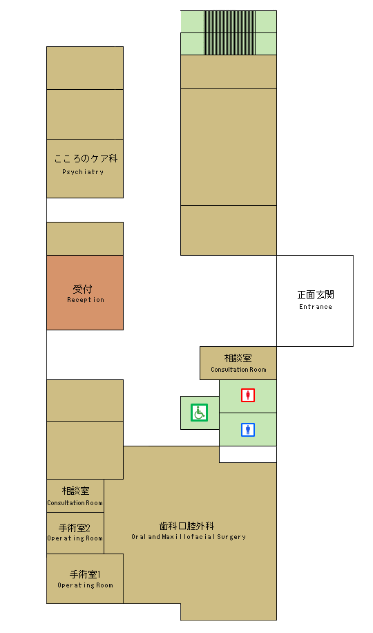 D棟1階フロアマップ